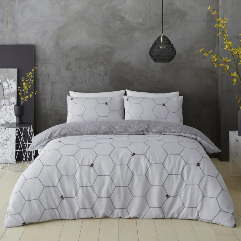Geometric Shapes Duvet Cover Set with Pillowcases