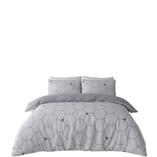 Geometric Shapes Duvet Cover Set with Pillowcases