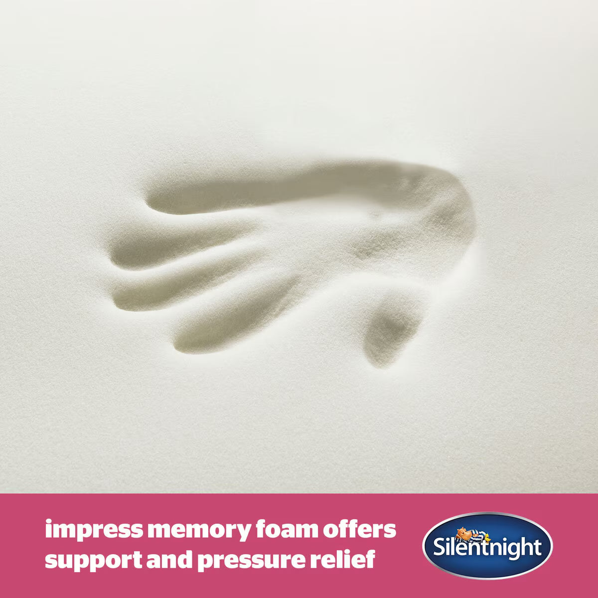 Impress 7Cm Memory Foam Mattress Topper, Single