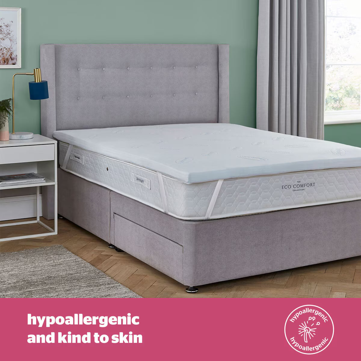 Impress 7Cm Memory Foam Mattress Topper, Single
