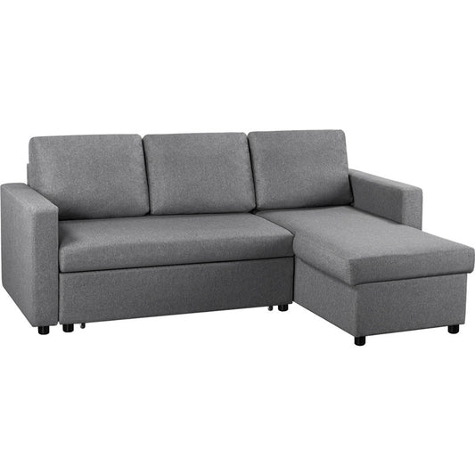 L-Shaped 3-Seater Sofa Bed